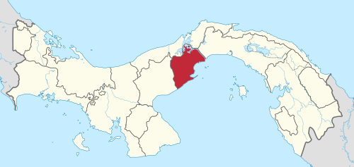 Panama Oeste Province Map Panama Oeste Province Map